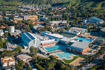 An arial view of the Cal Poly campus